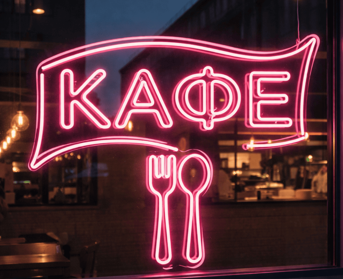 Неоновая вывеска